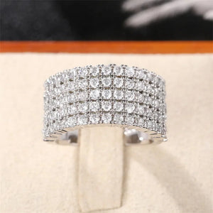 925 Sterling Silver Cubic Zirconia Ring