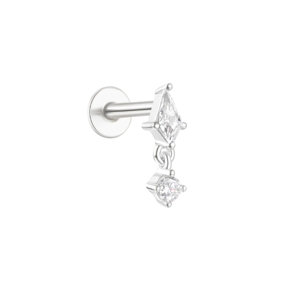 CANNER Simple Flat Head Pierced Stud Earrings