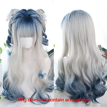 Synthetic Long Straight Lolita Wig with Bangs