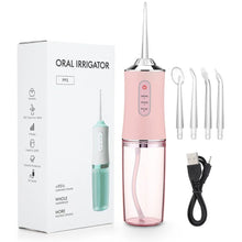 Portable Water Flosser Teeth Cleaner with 4 Tips
