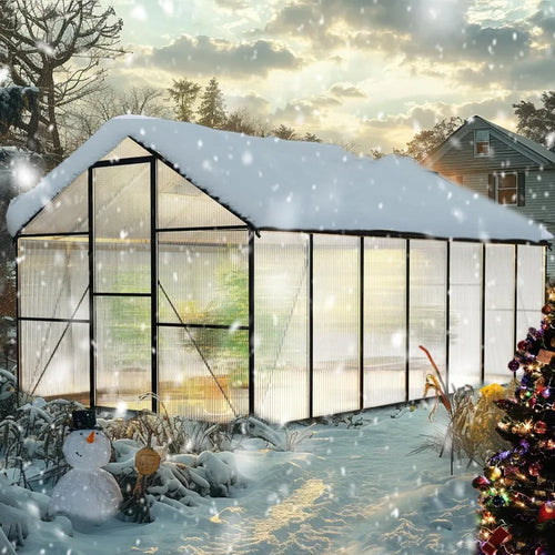 8×14FT Heavy Duty Walk-in Greenhouse