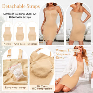 Strapless Slip Under Full Tummy Control Body Shaper