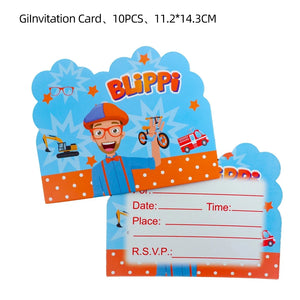 Cartoon Backdrop Birthday Party Decorations