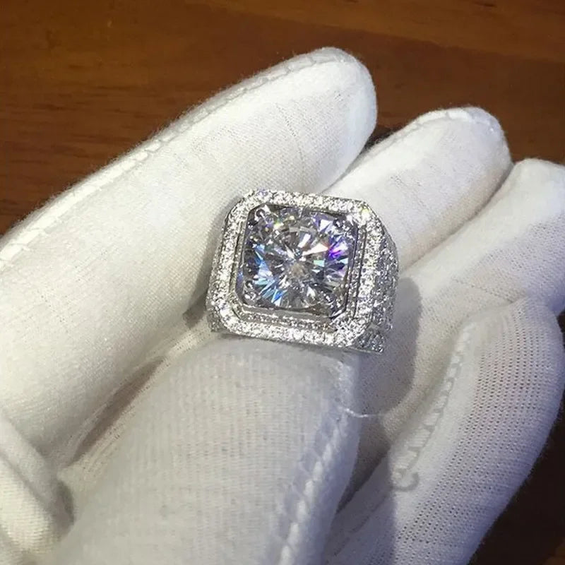 925 Sterling Silver 2ct Simulated Diamond Ring