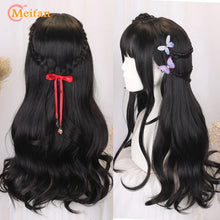 Synthetic Long Straight Lolita Wig with Bangs