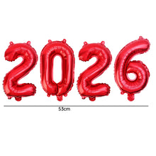 Foil Number New Years Balloon