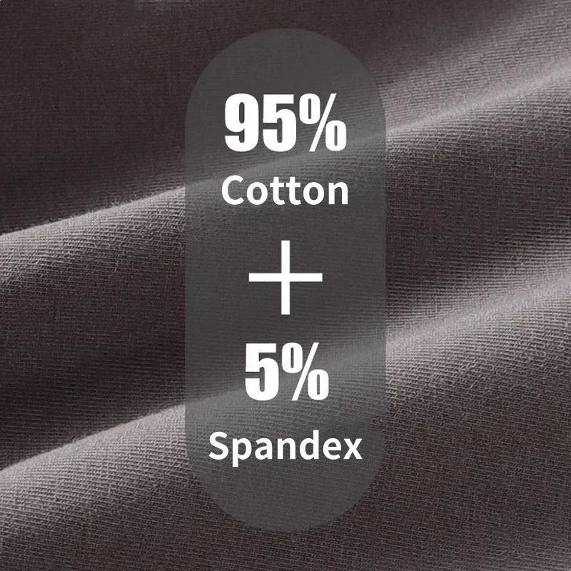 5-Pack Cotton Breathable Boxer Shorts