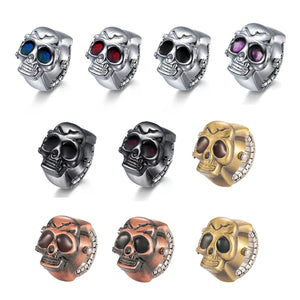 Digital Scale Skull Ring