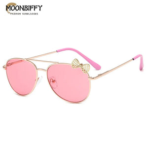 Metal Frame Fashion Girl's Sunglasses