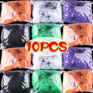 Artificial Spider Web Halloween Decoration