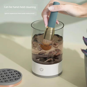 Cosmetic Brush Cleaning Electric Scrubber