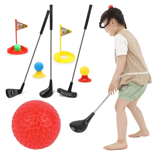 Toddler Plastic Golf Clubs Set