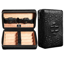 4-Cigar Cedar Wood Cigar Humidor Box