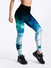 Qickitout Cartoon Skull Digital Printed Leggings
