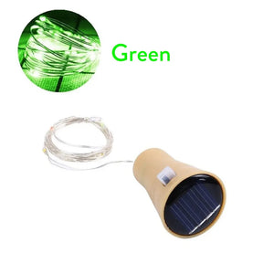 Solar Wine Bottle Led String Fairy Lights