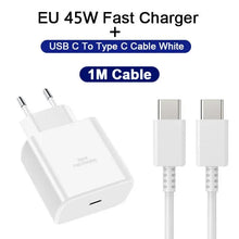 45W PD Super Fast Charger USB C Charger for Samsung Galaxy