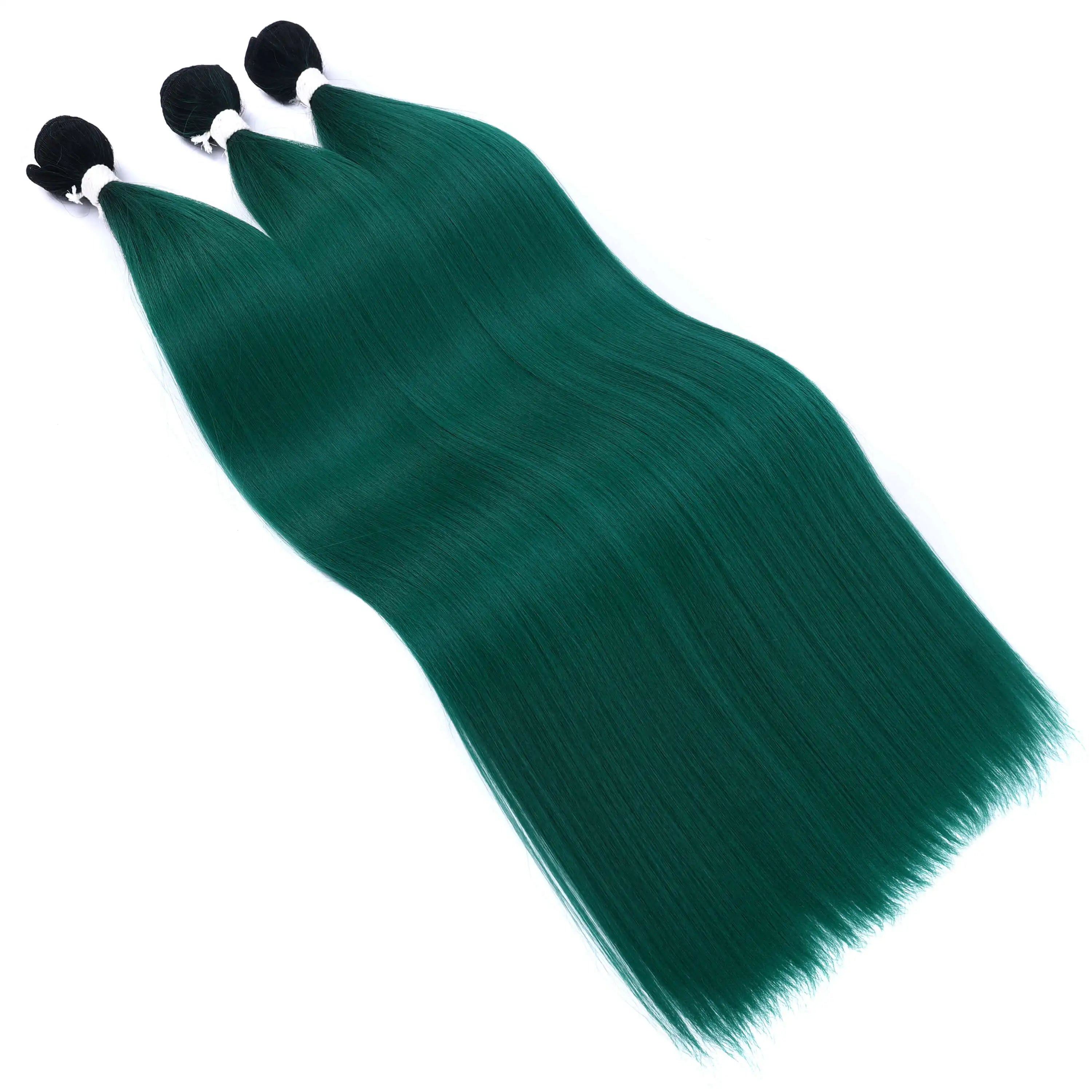 30" Colorful Straight Hair Bundles