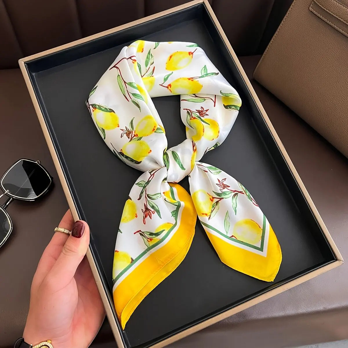 Printed Pashmina Silk Scarf