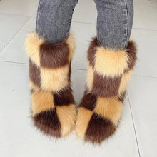 Winter Furry Faux Fur Boots