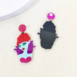 KUGUYS Glitter Holiday Dangle Earrings