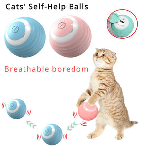 Interactive 360° Automatic Rotating Rolling Ball Cats Toy With USB Charging