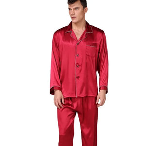 Satin  Cozy Soft Long Sleeve Pajama Set