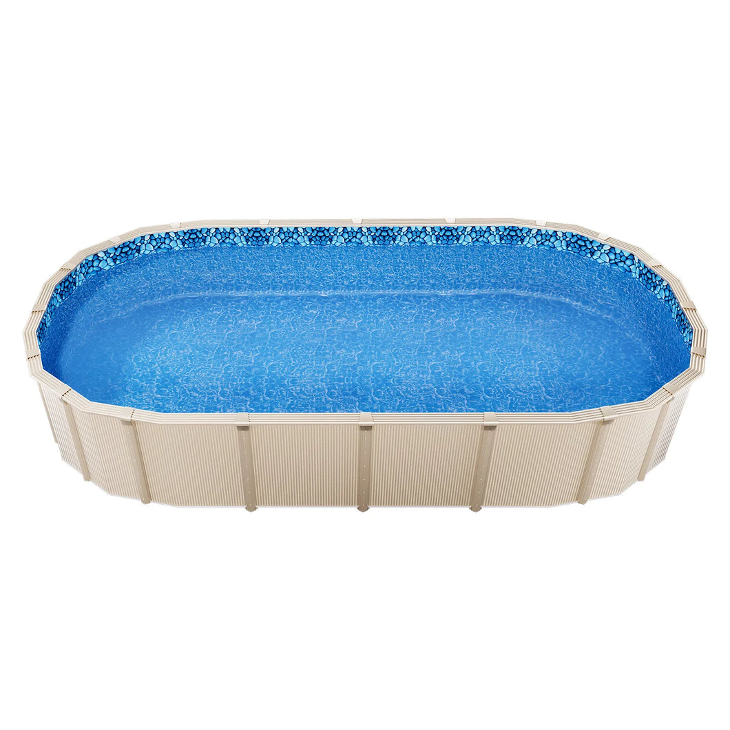 Oval 18x33ft Overlap Style Pool Liner