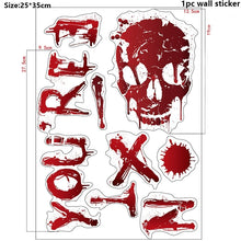 Halloween Bloody Wall Stickers Decorations