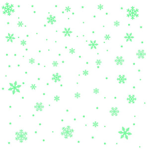 Luminous Snowflake Decoration Stickers