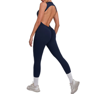 Sleeveless Top Long Pants Jumpsuit