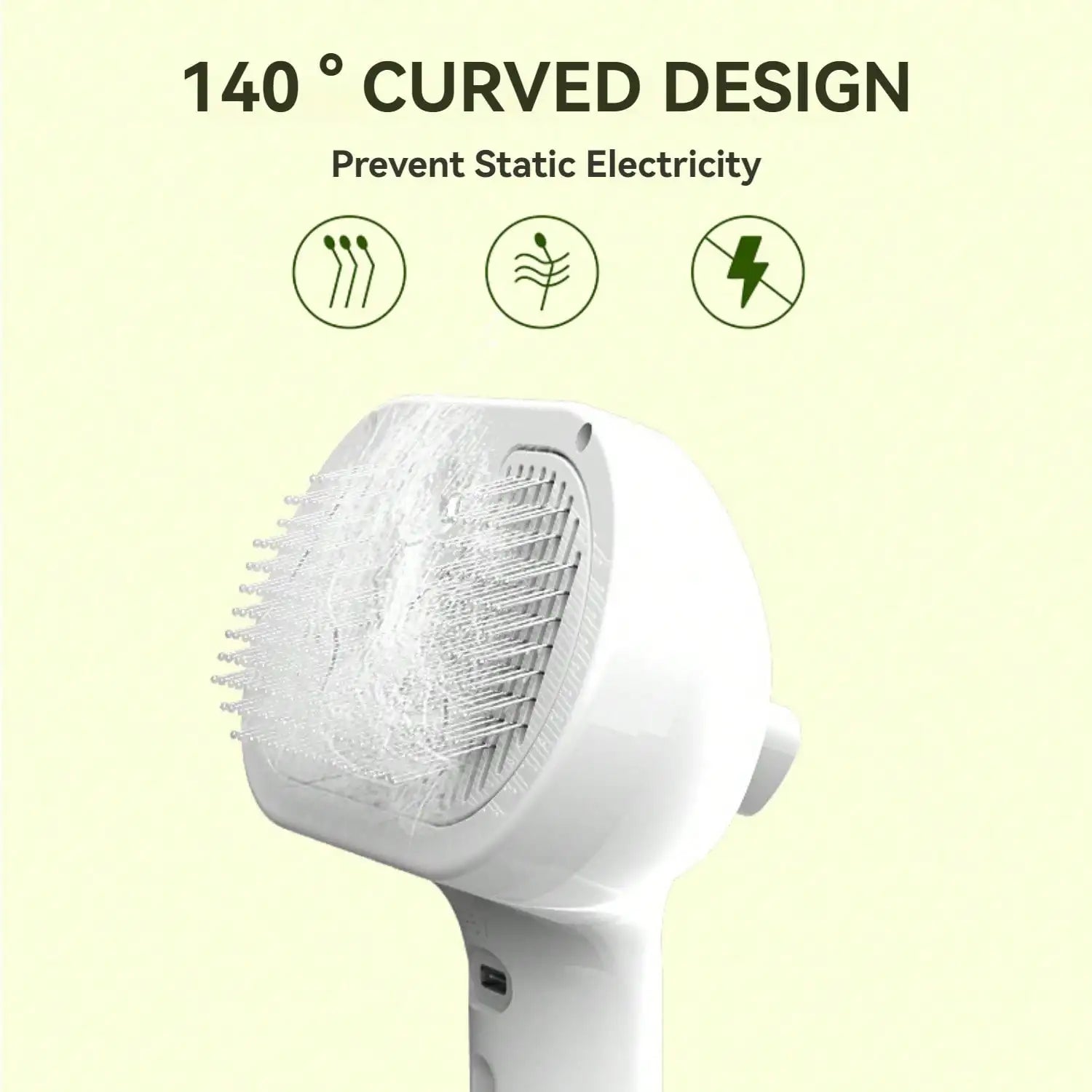 Cat Steam Brush Spray Hair Removal Comb for Shedding and Grooming