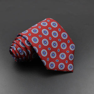 Silk 7.5cm Soft Colorful Novelty Necktie