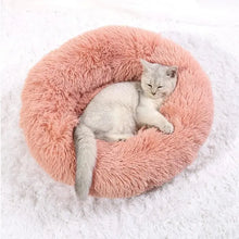 Round Super Soft Plush Dog Bed