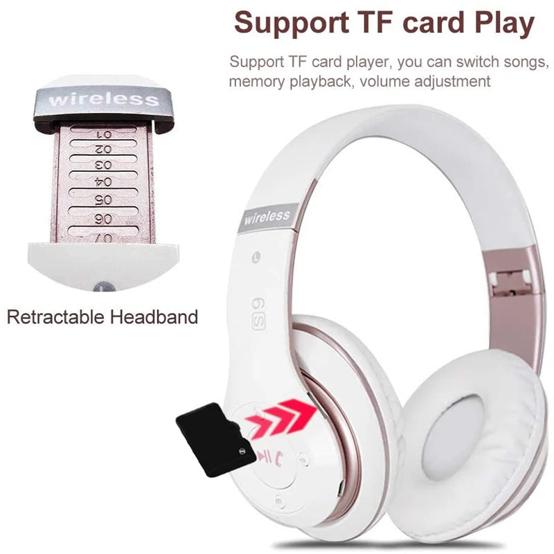 Noise Cancelling Bluetooth Wireless Foldable Headphones