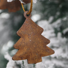 5 Pack 4.5cm Retro Rusty Christmas Bell Decorations