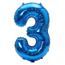 32inch Rainbow Gradient Number Foil Balloons