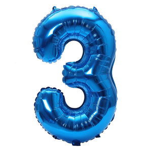 32inch Rainbow Gradient Number Foil Balloons