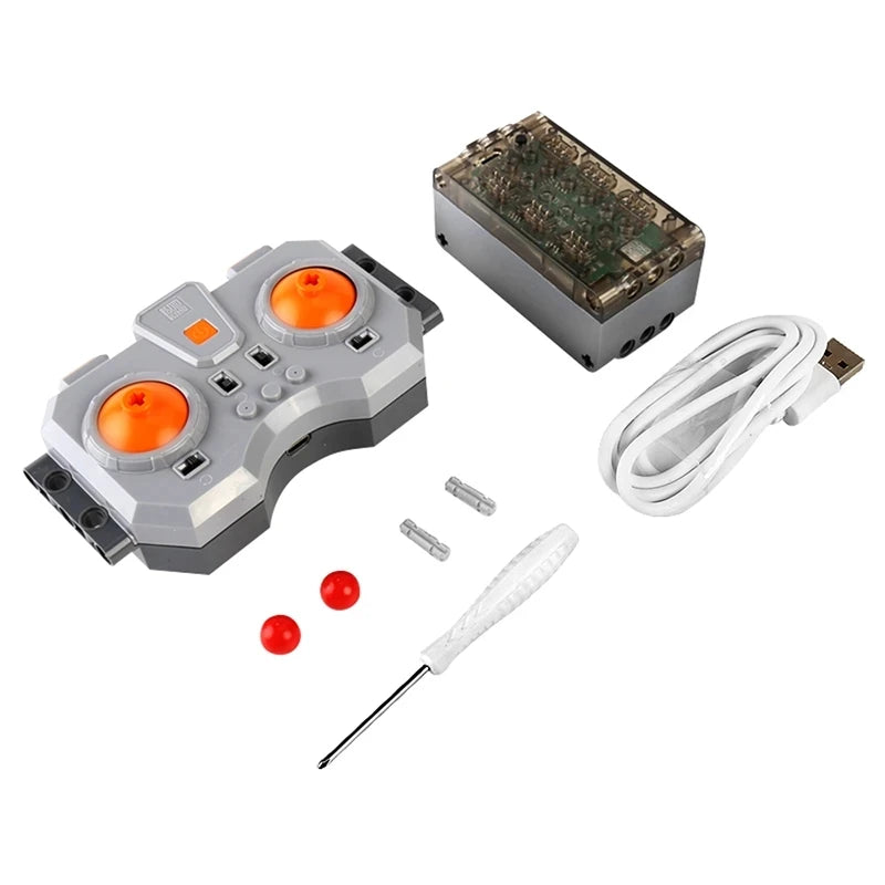Technical Motor Power Programmable 6 Channel Lithium Remote Controller Building Block