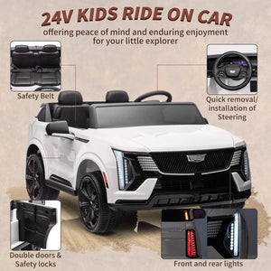 24V Ride On Electric Vehicle With Remote Control, 2 Seater