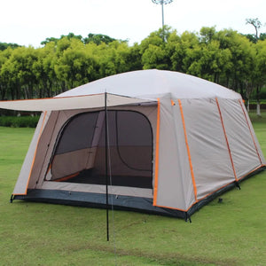 Double Layer Waterproof 4-8 Person Large Tent