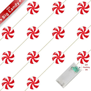 2M/20LED Christmas Candy String Lights