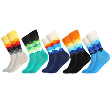 Multiple Pairs Geometric Print Socks