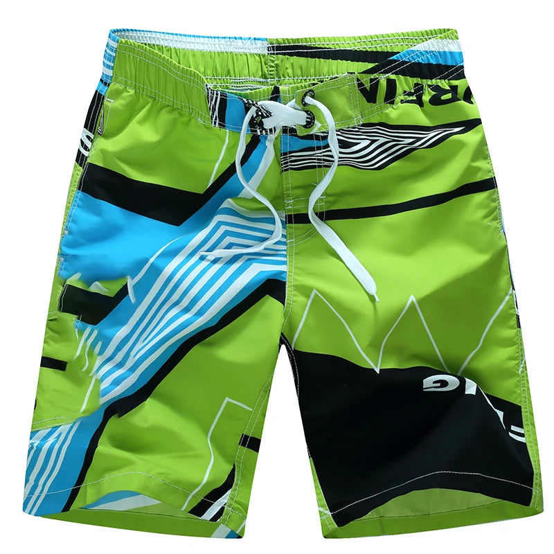 Printed Briefs Swimming Trunks