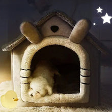 Soft Deep Pet House with Removable Cushion