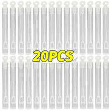 48/10pcs Colorful Empty Bubble Bottle &  Liquid Wand