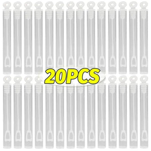 48/10pcs Colorful Empty Bubble Bottle &  Liquid Wand