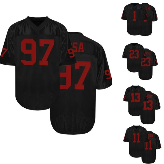Retro Mesh Embroidered Breathable Jersey