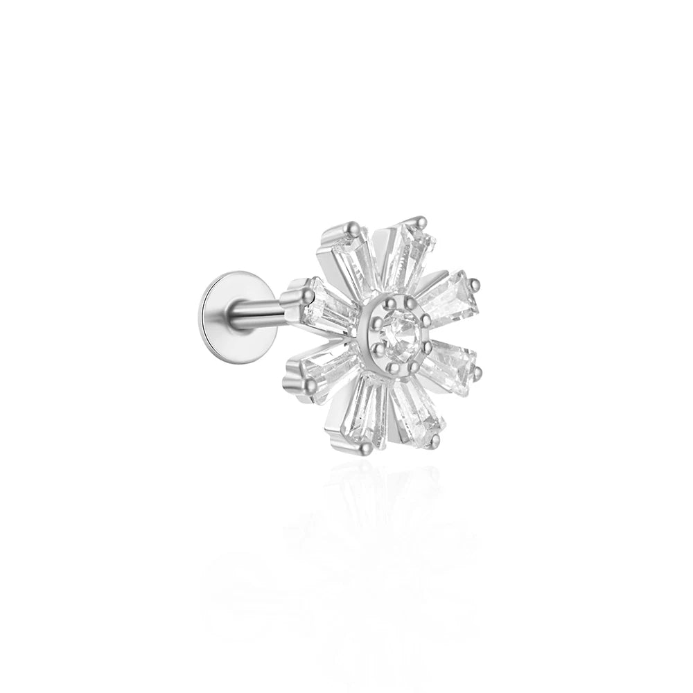 CANNER Simple Flat Head Pierced Stud Earrings