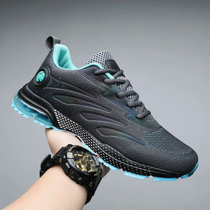 Air Cushioned Thick Soled Wear-Resistant Running Shoes