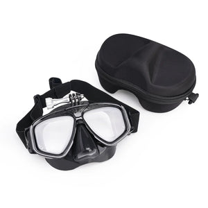 Tempered Lends Diving Mask with GoPro Mount